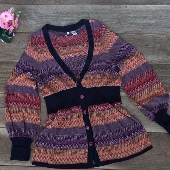 Anthropologie Tops - Moth Anthropologie fiamma boho knit cardigan M
